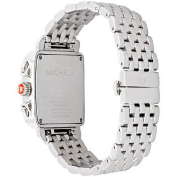 Michele Deco Silver MOP Chrono Diamond Dial Ladies Watch MWW06P000014 main image 5